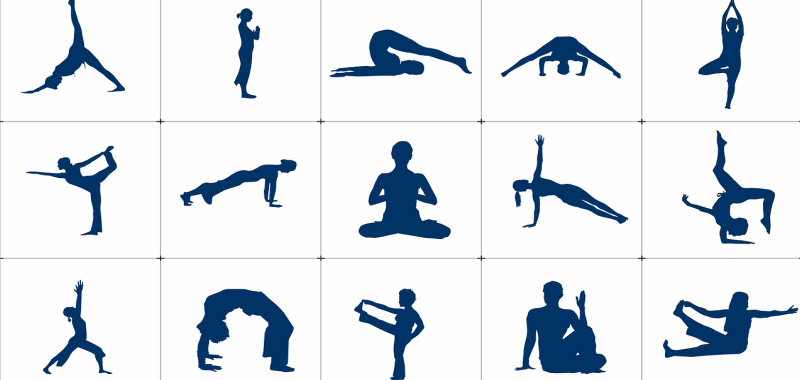 Grundlegende Yoga Positionen